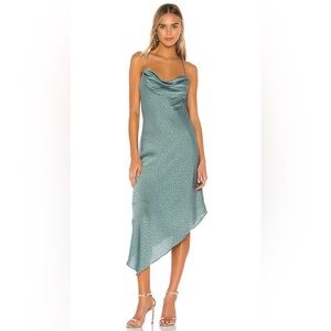 Lovers and Friends Waldo Midi Dress in Pacific Blue